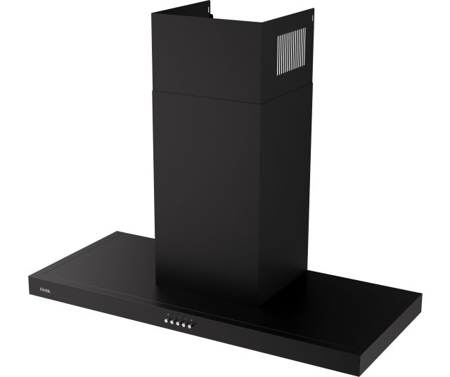 Etna AB390ZT wand afzuigkap - 90 cm. - zwart