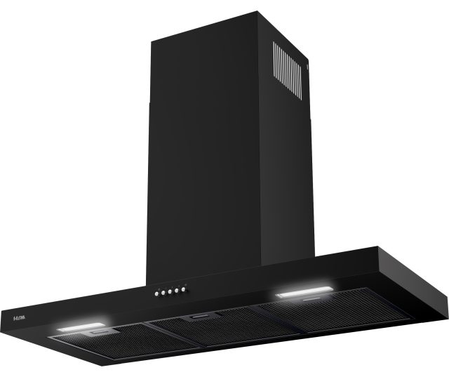 Etna AB390ZT wand afzuigkap - 90 cm. - zwart