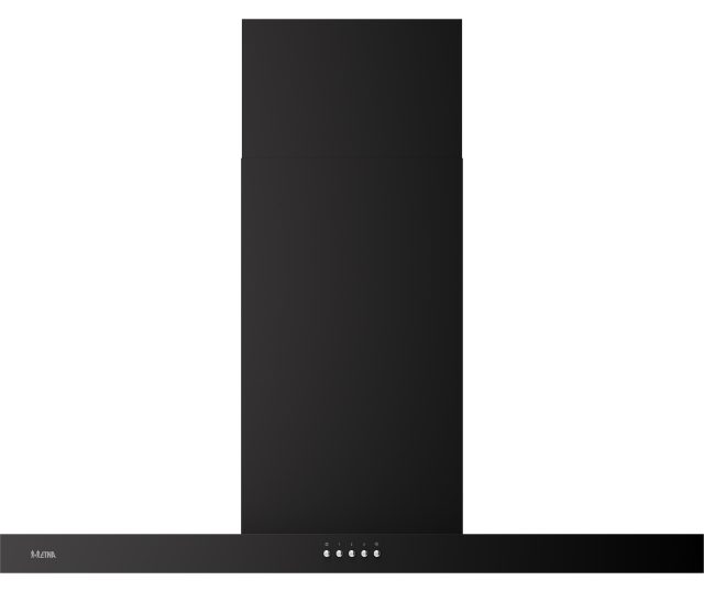 Etna AB390ZT wand afzuigkap - 90 cm. - zwart
