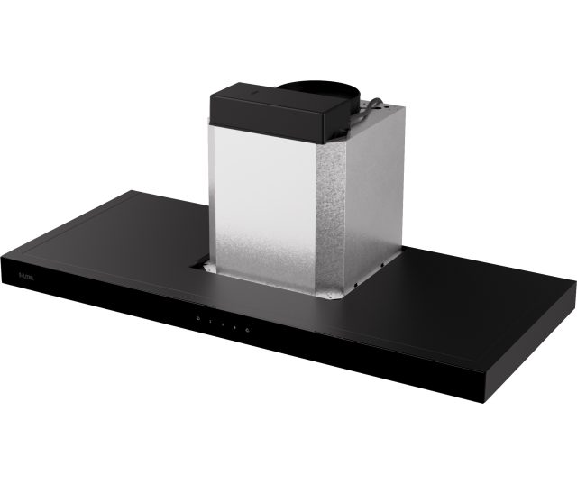Etna AB791ZT wand afzuigkap - 90 cm. - zwart
