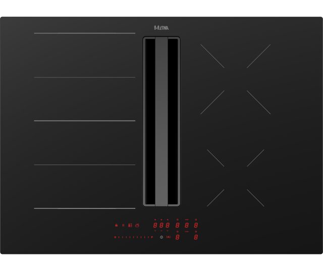 Etna AKI671ZT inbouw inductie kookplaat met afzuiging - 70 cm. breed