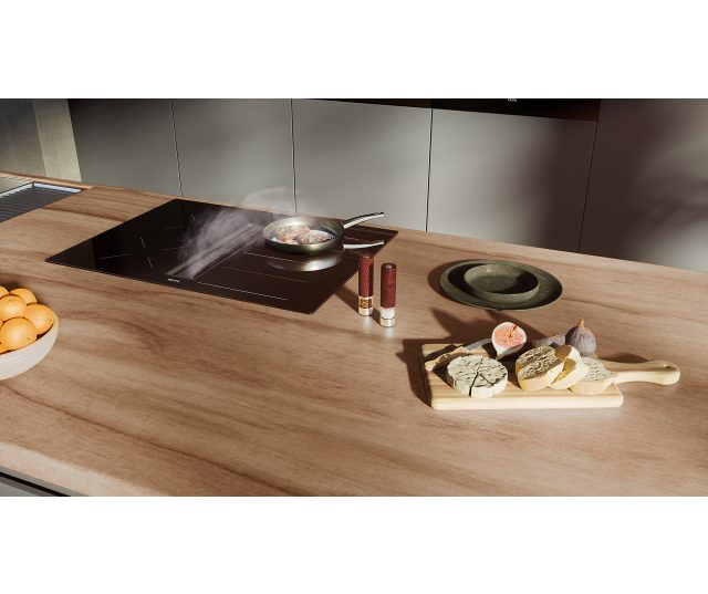 Etna AKI671ZT inbouw inductie kookplaat met afzuiging - 70 cm. breed