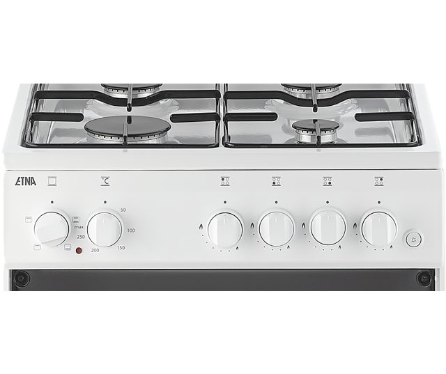 Etna FGV150WIT gas fornuis wit