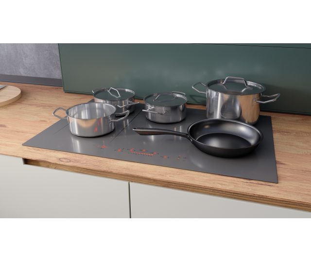 Etna KIF780DS inbouw inductie kookplaat - 80 cm. breed