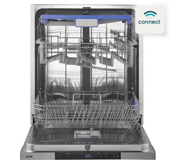 Etna VW738NC stille inbouw vaatwasser met besteklade - energieklasse B