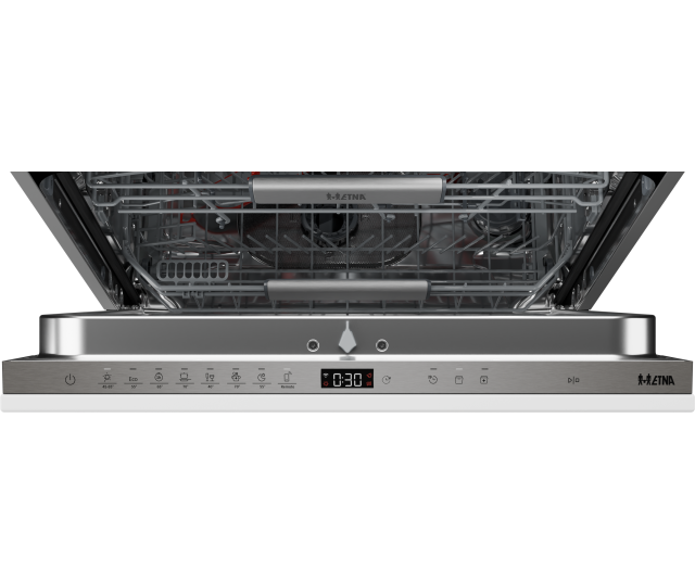 Etna VW938CR inbouw vaatwasser - super stil 38 dB