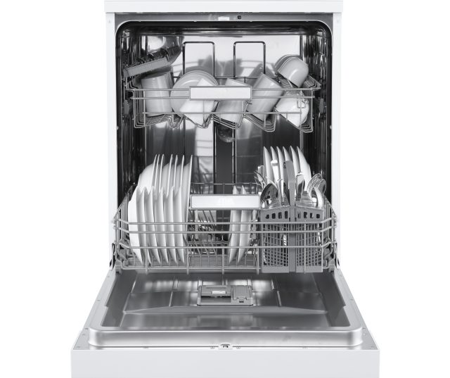 Etna VWV144WIT vrijstaande vaatwasser met energieklsse D label