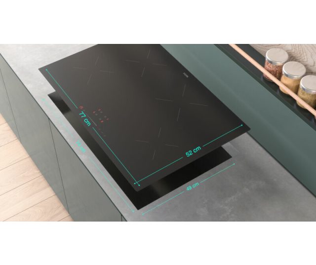 Etna KI377ZT inbouw inductie kookplaat - 77 cm. breed
