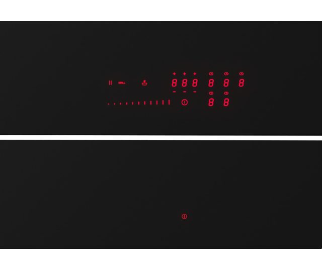 Etna KIF880ZT inbouw inductie kookplaat - zwart - 80 cm. breed