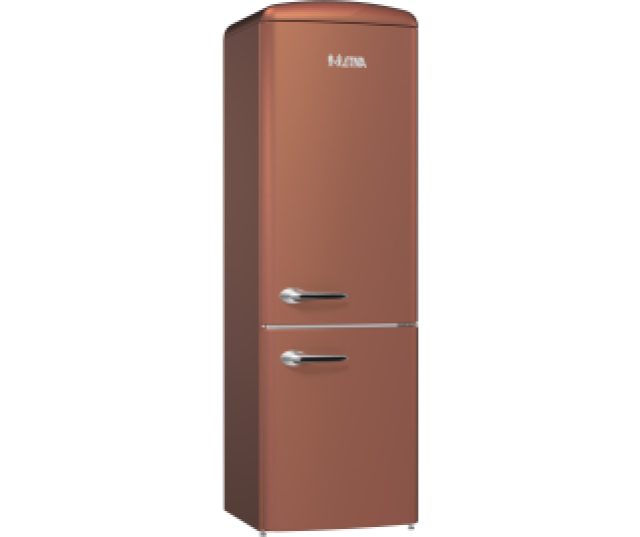 Etna KVV594KOP retro jaren 50 koelkast - kleur koper