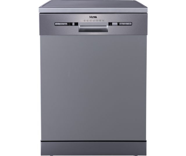 Etna VWV142RVS vrijstaande vaatwasser - rvs - energieklasse C