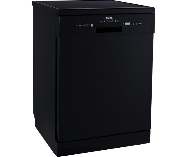 Etna VWV142ZWA vrijstaande vaatwasser - zwart
