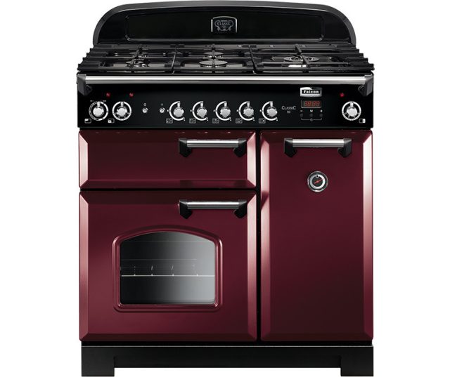 FALCON Classic 90 gas fornuis - cranberry