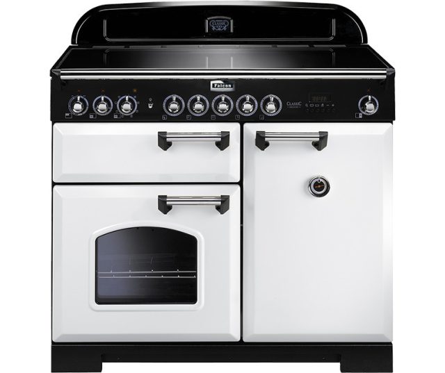 Falcon Classic Deluxe 100 inductie fornuis - wit