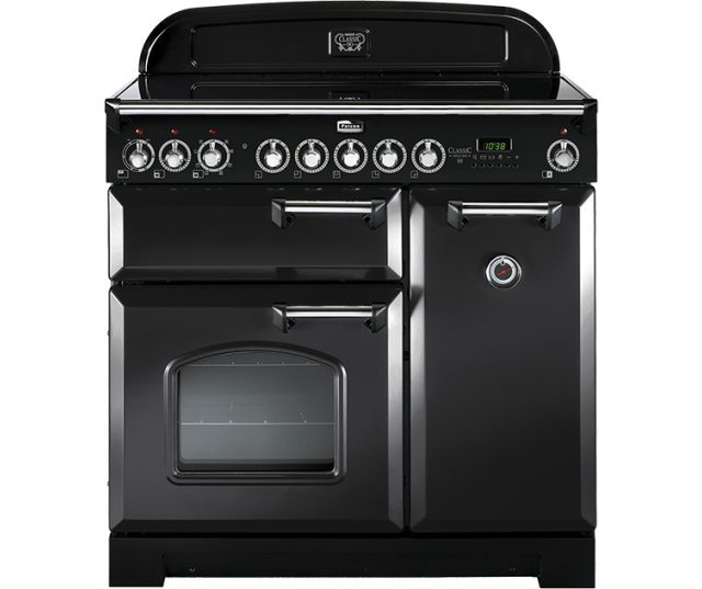 Falcon Classic Deluxe 90 inductie fornuis - charcoal black 