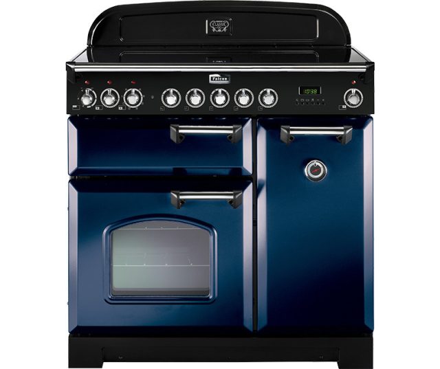 Falcon Classic Deluxe 90 inductie fornuis - regal blue