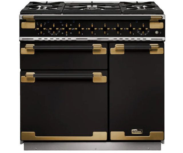 FALCON fornuis gas ELISE LUXE 90 BLACK EDITION