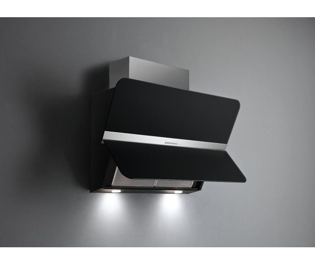 Falmec FLIPP85NBL wand afzuigkap - zwart - 85 cm breed