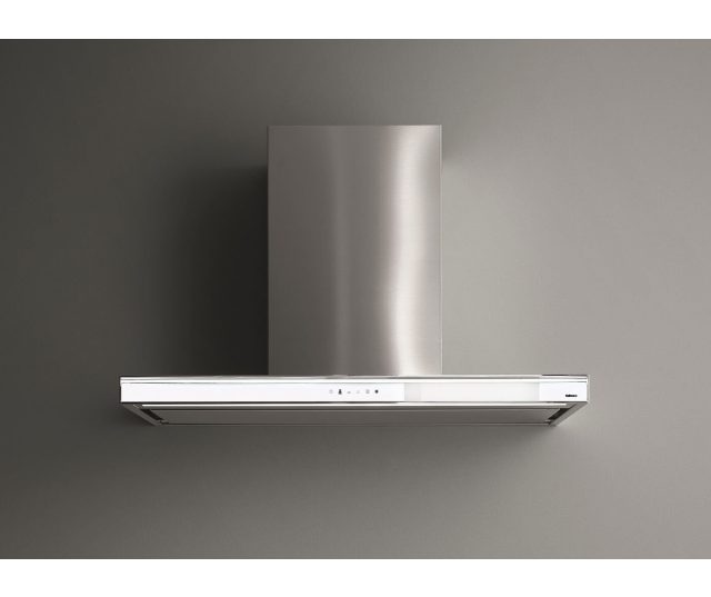 De Falmec LUMIN90W3 is ook leverbaar met een front in het zwart of het wit.