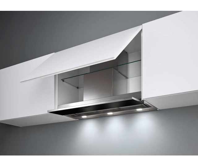 Falmec MOVE90BL vlakscherm afzuigkap - zwart glas - 90 cm breed