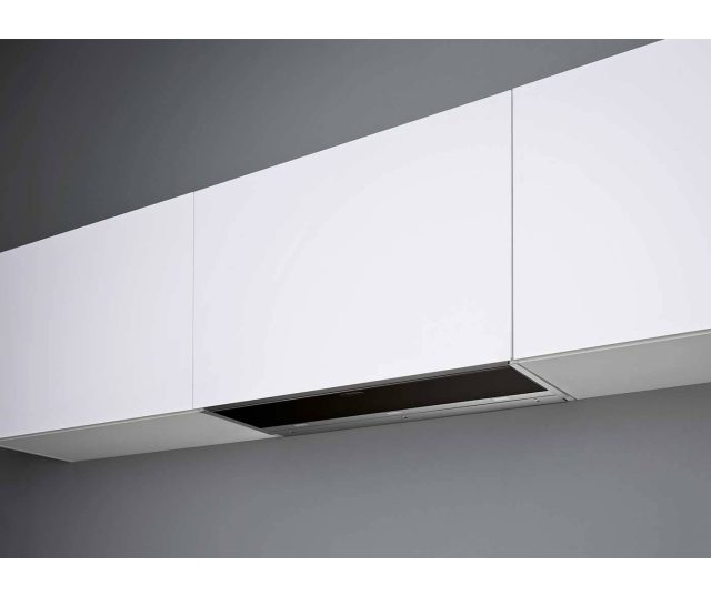 Falmec MOVE90BL vlakscherm afzuigkap - zwart glas - 90 cm breed