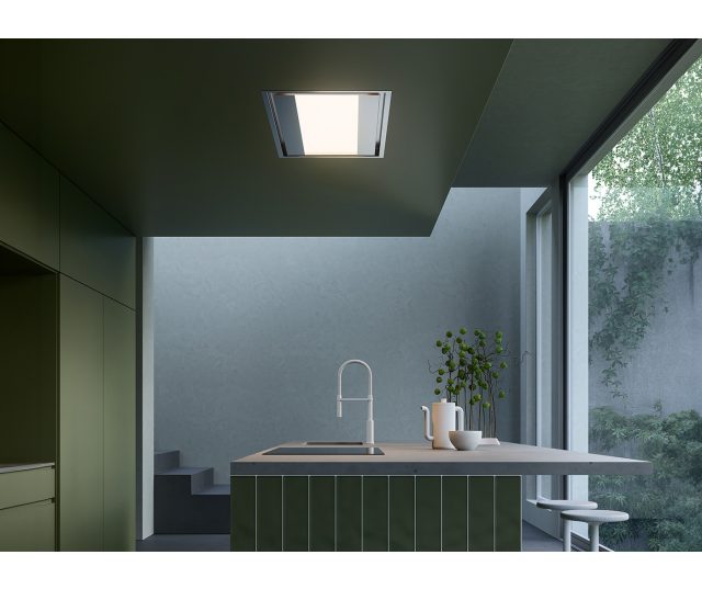 Falmec NUVO90 plafond afzuigkap - roestvrijstaal - 90 cm breed