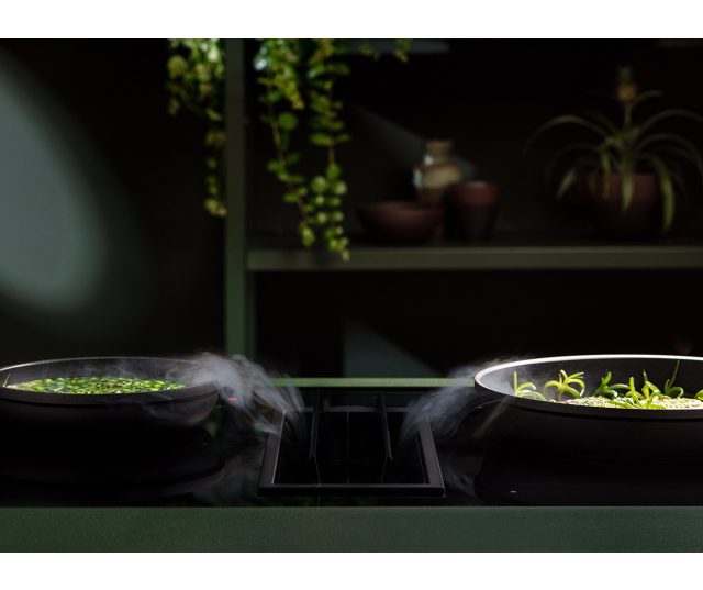 Falmec QUANTUM PRO inbouw inductie kookplaat met afzuiging