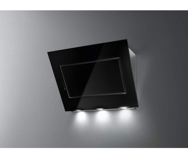 FALMEC afzuigkap wand zwart glas QUAS90W3BL