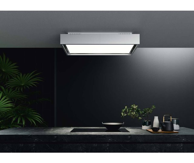 Falmec VEGA115BL eiland afzuigkap - zwart glas - 115 cm breed