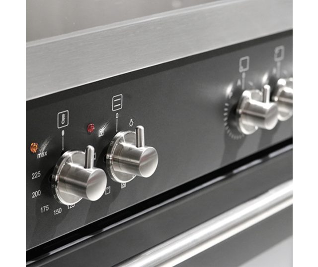 Fratelli MI2920I5FEMANCR inductie fornuis - antraciet - dubbele oven
