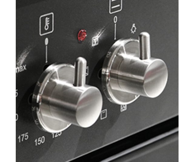 Fratelli MI2920I5FEMANCR inductie fornuis - antraciet - dubbele oven