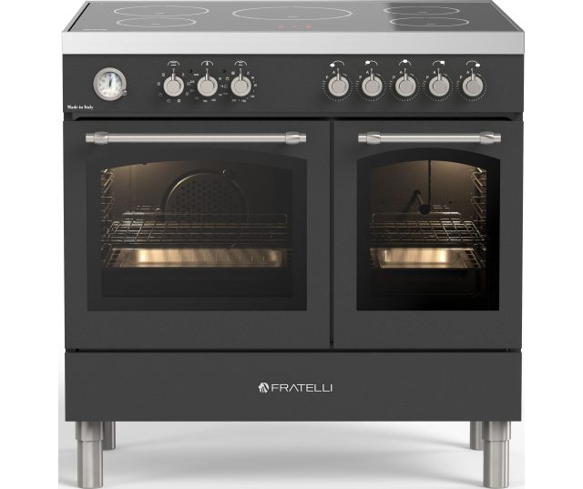 Fratelli VE2920I5FEMANCR inductie fornuis - 2 ovens - klassiek - rvs