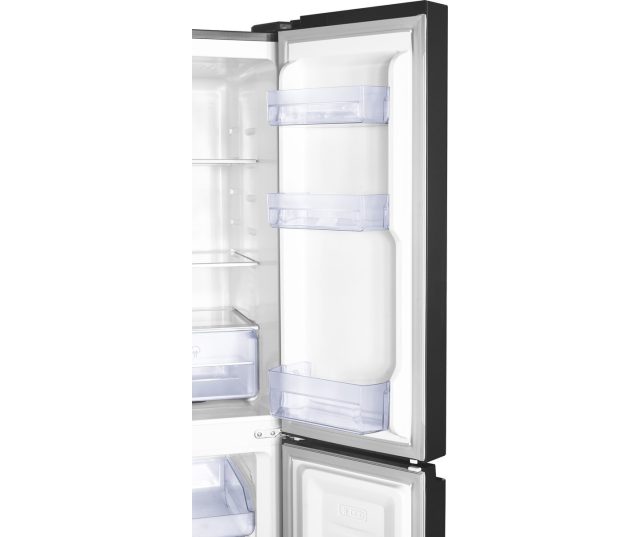 Frilec BONNMD460-WS-150-040CB side-by-side 4-deurs koelkast - blacksteel