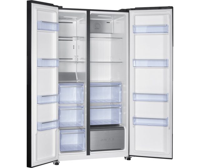 Frilec BONNSBS-680-040CB side-by-side koelkast - zwart