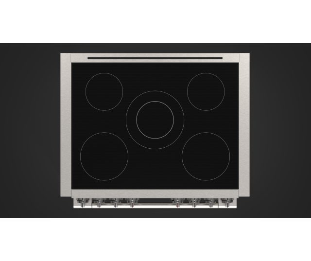 Fulgor Milano FSRC 3605 P MI ED 2F MBK inductie fornuis - zwart - 91,6 cm. breed