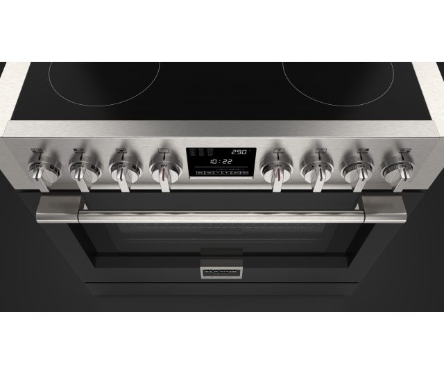 Fulgor Milano FSRC 3605 P MI ED 2F MBK inductie fornuis - zwart - 91,6 cm. breed