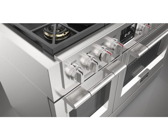 Fulgor Milano FSRC 4807 2P MK 2F X gas fornuis - 121,6 cm. breed - rvs