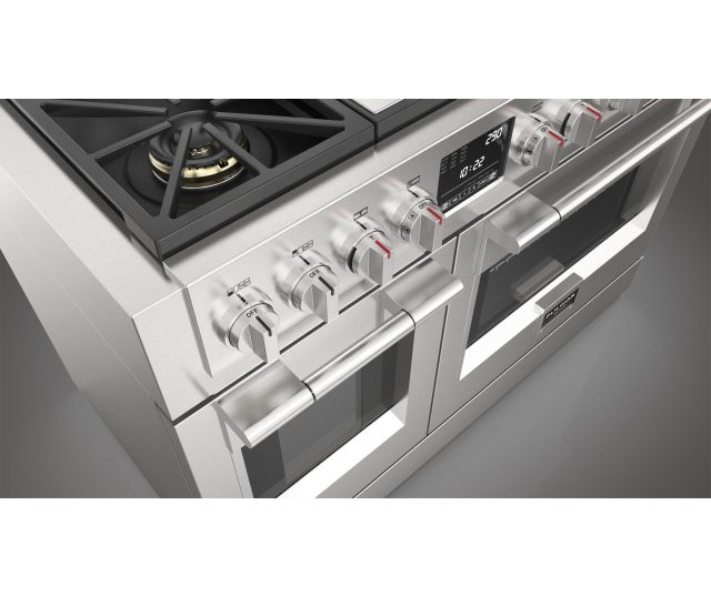 Fulgor Milano FSRC 4807 2P MK 2F X gas fornuis - 121,6 cm. breed - rvs