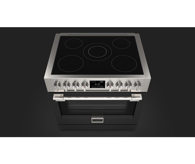Dual Max Power kookzone met 11 inch diameter op Fulgor Milano inductiefornuis
