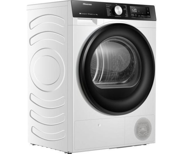 Hisense DH3S802BW2 warmtepomp droger met omkeerbare deur