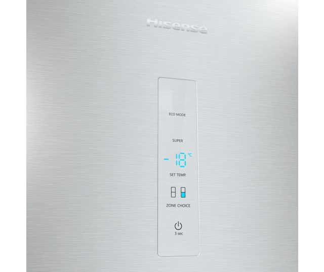 Hisense RB434N4BCD vrijstaande koelkast - rvs-look