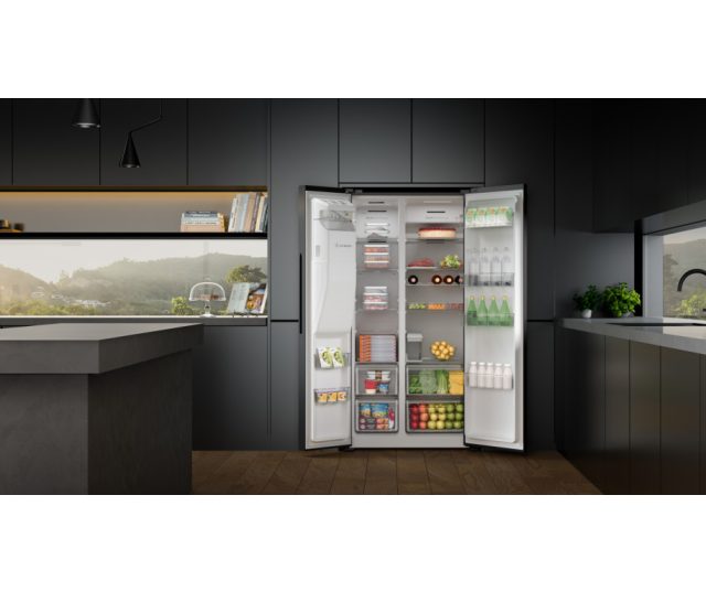 Hisense RS5P535NTFE side-by-side koelkast - blacksteel