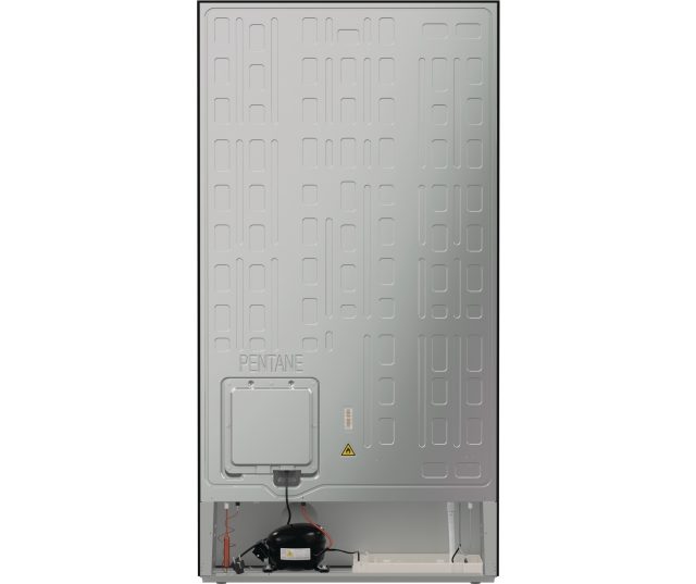 Hisense RS711N4AFE blacksteel side-by-side koelkast