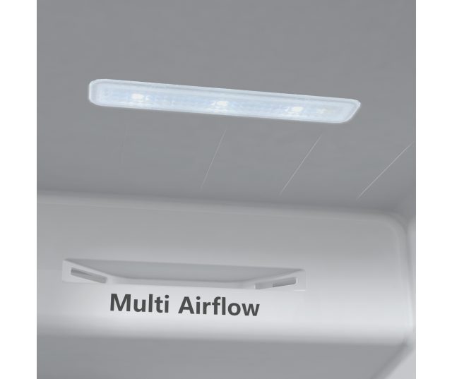 Hisense RS711N4AFE blacksteel side-by-side koelkast