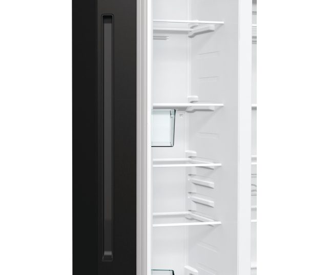 Hisense RS711N4AFE blacksteel side-by-side koelkast