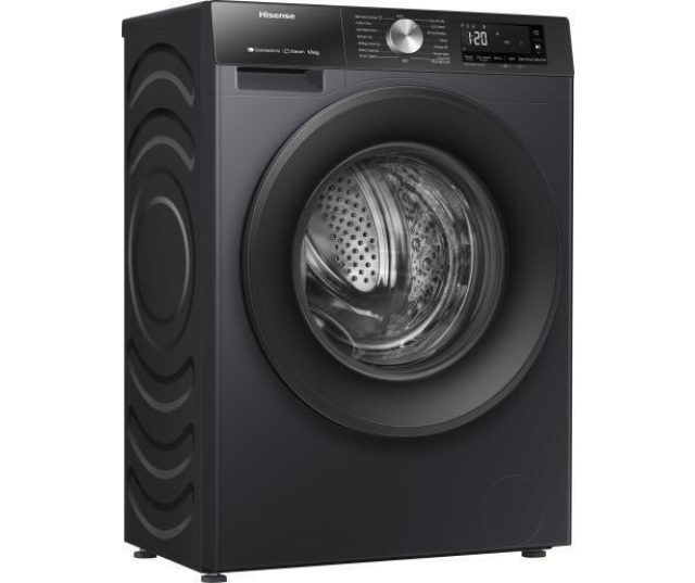 Hisense WD3S9043BB3 was/droogcombinatie - zwart