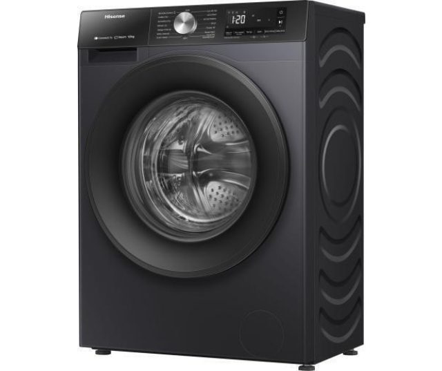 Hisense WD3S9043BB3 was/droogcombinatie - zwart