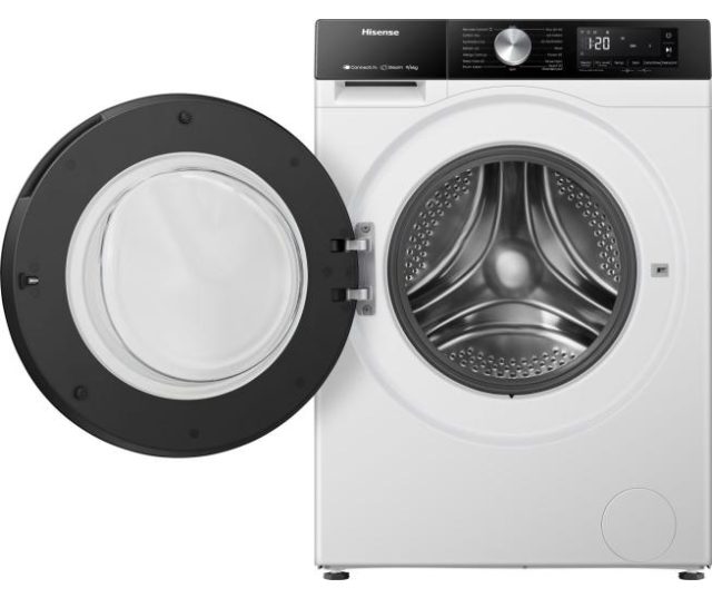 Hisense WD3S9043BW3 was/droogcombinatie - wit