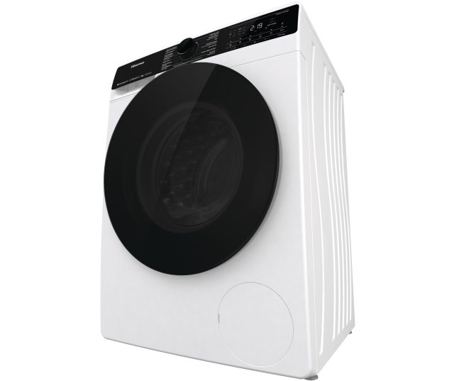 Hisense WF5V863BW wasmachine met WiFi, stoom, 8 kg en 1600 toeren