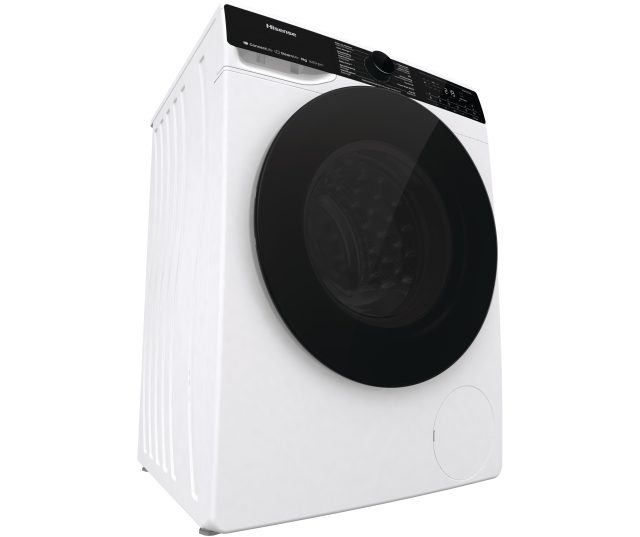 Hisense WF5V863BW wasmachine met WiFi, stoom, 8 kg en 1600 toeren